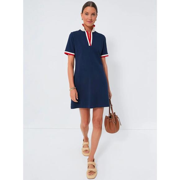 Tuckernuck Dresses & Skirts - TUCKERNUCK Midnight Navy Hutton Polo Dress NWT Size Medium